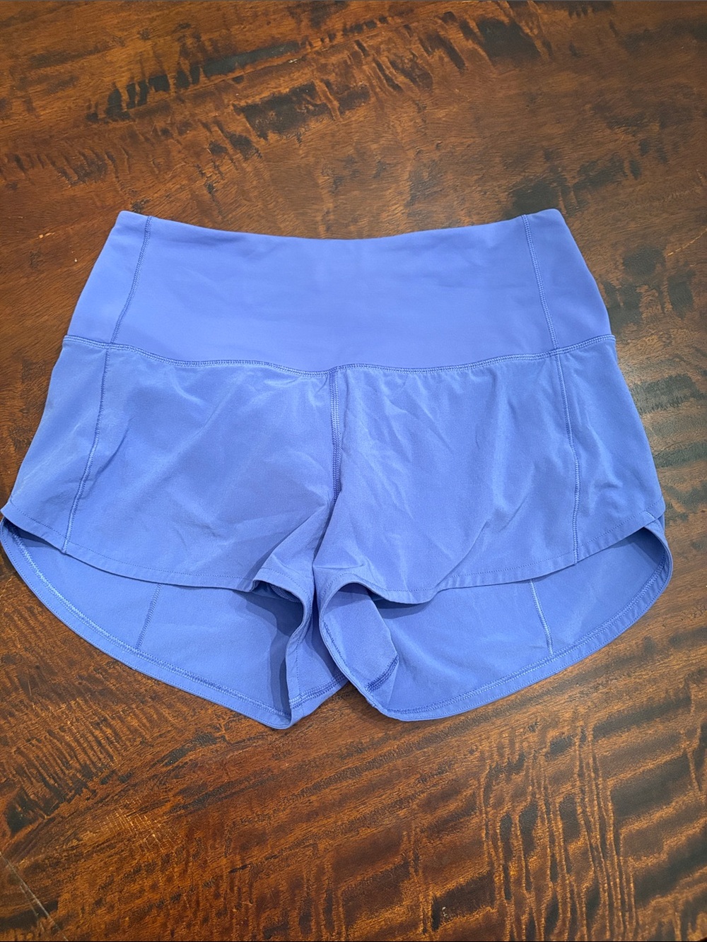 lululemon speed up high rise running Shorts periwinkle